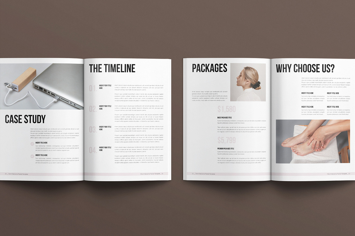 Welcome Packet Template, a Brochure Template by E-Type (Photo 5 of 7)