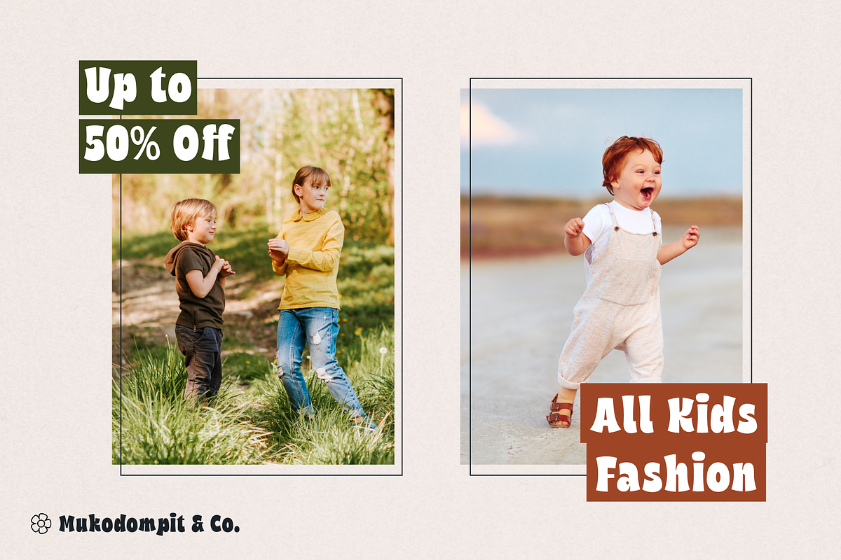 Harley Maykids - A Display Font, a Sans Serif Font by Ainun Jinan (Photo 6 of 9)