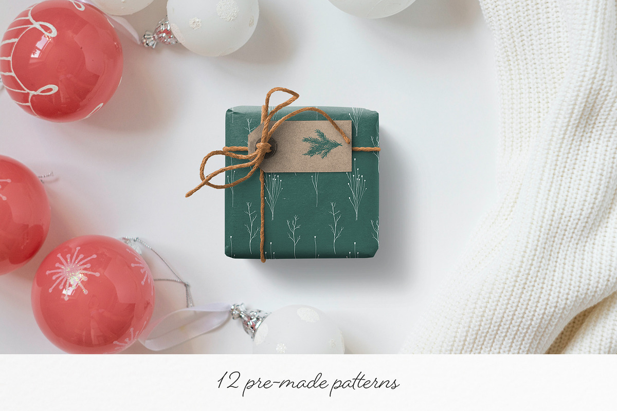 Christmas botanical collection, an Object Graphic by Katerina.Sea.Design (Photo 5 of 6)