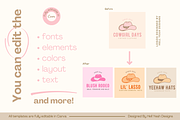 Cowgirl Hat Logo Branding Kit, a Branding & Logo Template by Hell Yeah Designs (Thumbnail 5 of 7)