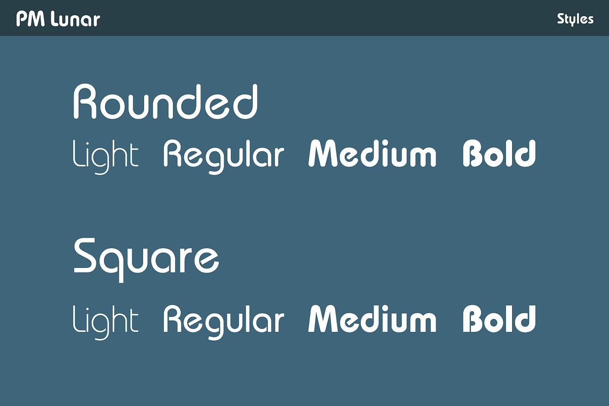 PM Lunar Retro Sci-Fi Font, a Sans Serif Font by Paper Moon Graphic Supply (Photo 4 of 6)