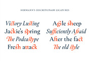 Hermann, a Serif Font by W Type Foundry (Thumbnail 8 of 16)