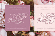 Happy Birthday Lettering Designs, an Object Graphic by Amalia Calligraphy (Thumbnail 2 of 12)