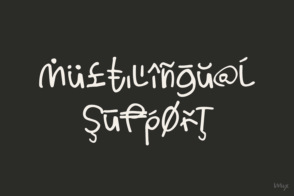 Mix Penfriend - Natural Handwriting, a Handwritten Font by Mix Fonts (Photo 9 of 9)