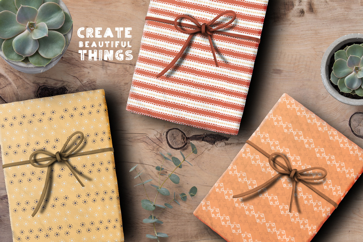 Ethnic love font BUNDLE+ 40 ELEMENTS preview 6