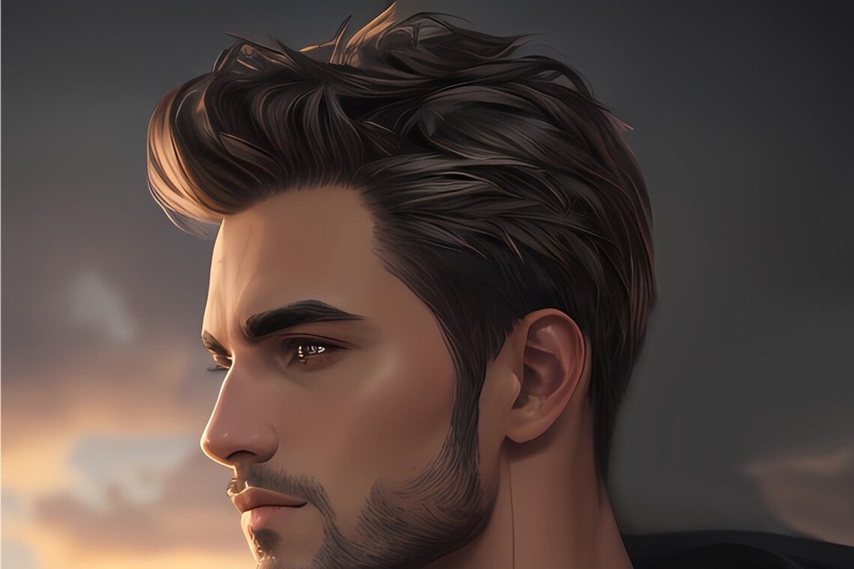 Procreate Male Hair & Face Stamps, a Brush Add-On by OneBerryCreations (Photo 2 of 8)
