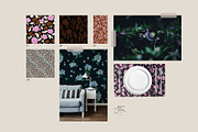 Secret garden. Floral patterns, a Pattern Graphic by PaperJamLab (Thumbnail 5 of 12)