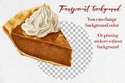 Watercolor clipart Autumn. Patterns, a Food Illustration by Marge Art (Thumbnail 2 of 3)