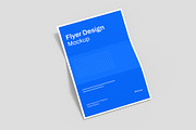 Modern Folded Flyer Mockup PSD, a Product Mockup by graphypix (Thumbnail 1 of 4)