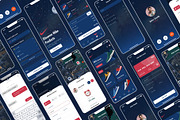 Space Theme Nike App UI UX Design, an UI Kit Template by DesignBox (Thumbnail 3 of 6)
