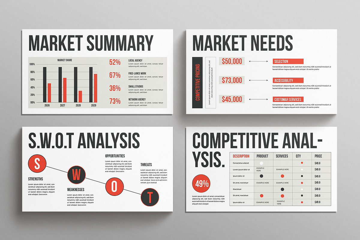 Marketing Plan Presentation Template, a Presentation Template by E-Type (Photo 4 of 5)