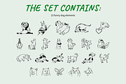 23 Funny dogs vector illustration, an Animal Illustration by Yanakicc (Thumbnail 6 of 9)