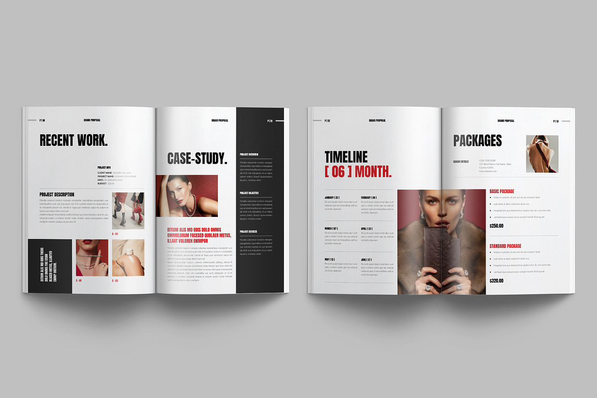 Brand Proposal Template, a Brochure Template by NorthPeak (Photo 6 of 9)