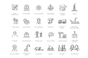 Industrial Activity icons Pack, an Outline Icon by Tettygreen (Thumbnail 2 of 2)