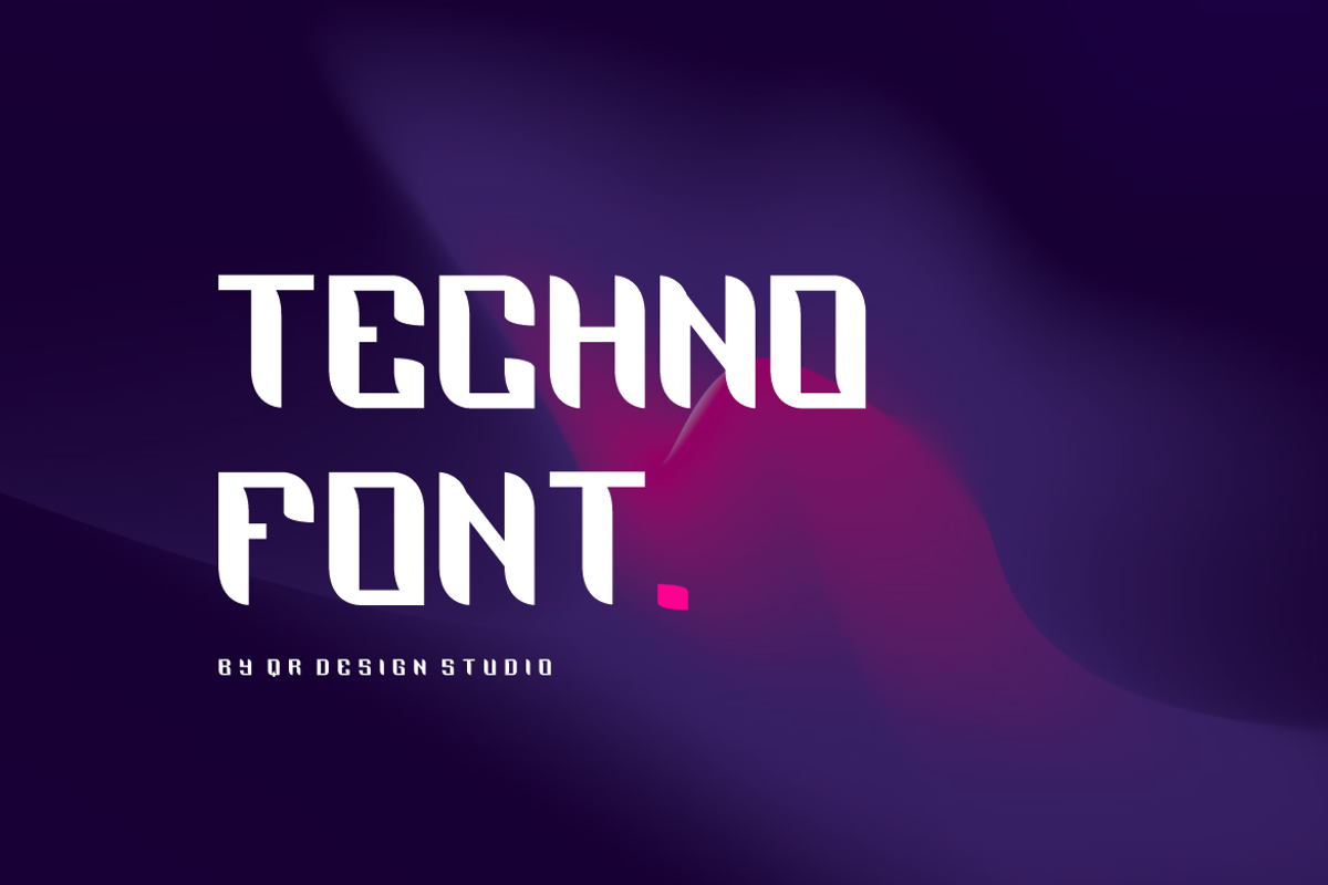 Grotech - Tech & Futuristic Font, a Sans Serif Font by QR Design Studio (Photo 3 of 8)