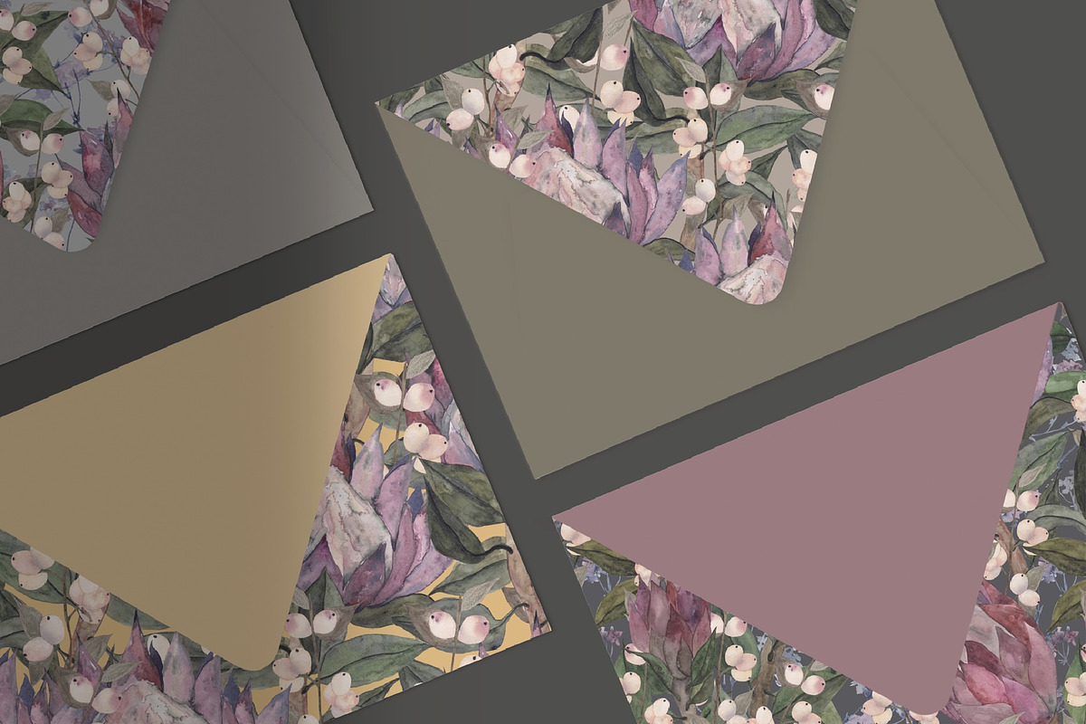 Patterns PROTEA, an Illustration by PASHKOVA (Photo 8 of 19)