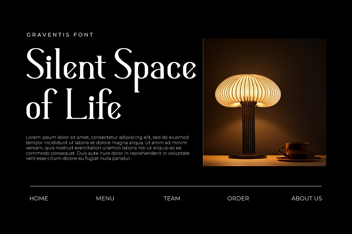 Graventis - Modern Serif Font, a Serif Font by Rishsketch (Photo 2 of 15)
