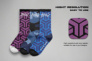 Sock mockup set realistic, an Apparel Mockup by arseavin project (Thumbnail 2 of 4)