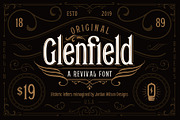 Glenfield - A Vintage Typeface, a Serif Font by Jordan Wilson (Thumbnail 1 of 12)