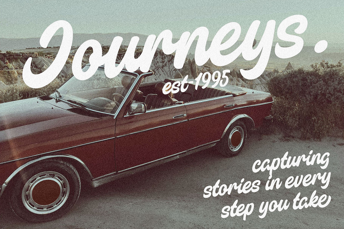 Lingkar Timor - Vintage Script Font, a Script Font by HanzelSpace Studio (Photo 5 of 6)