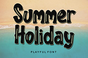 Summer Holiday, a Handwritten Font by Letterafa Studio (Thumbnail 1 of 8)
