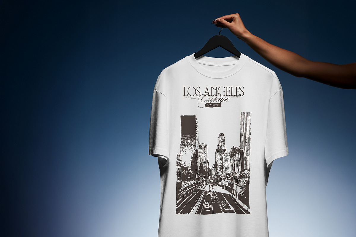 Los Angeles Cityscape Sketches, a Work Illustration by TheMountBirdStudio (Photo 6 of 6)