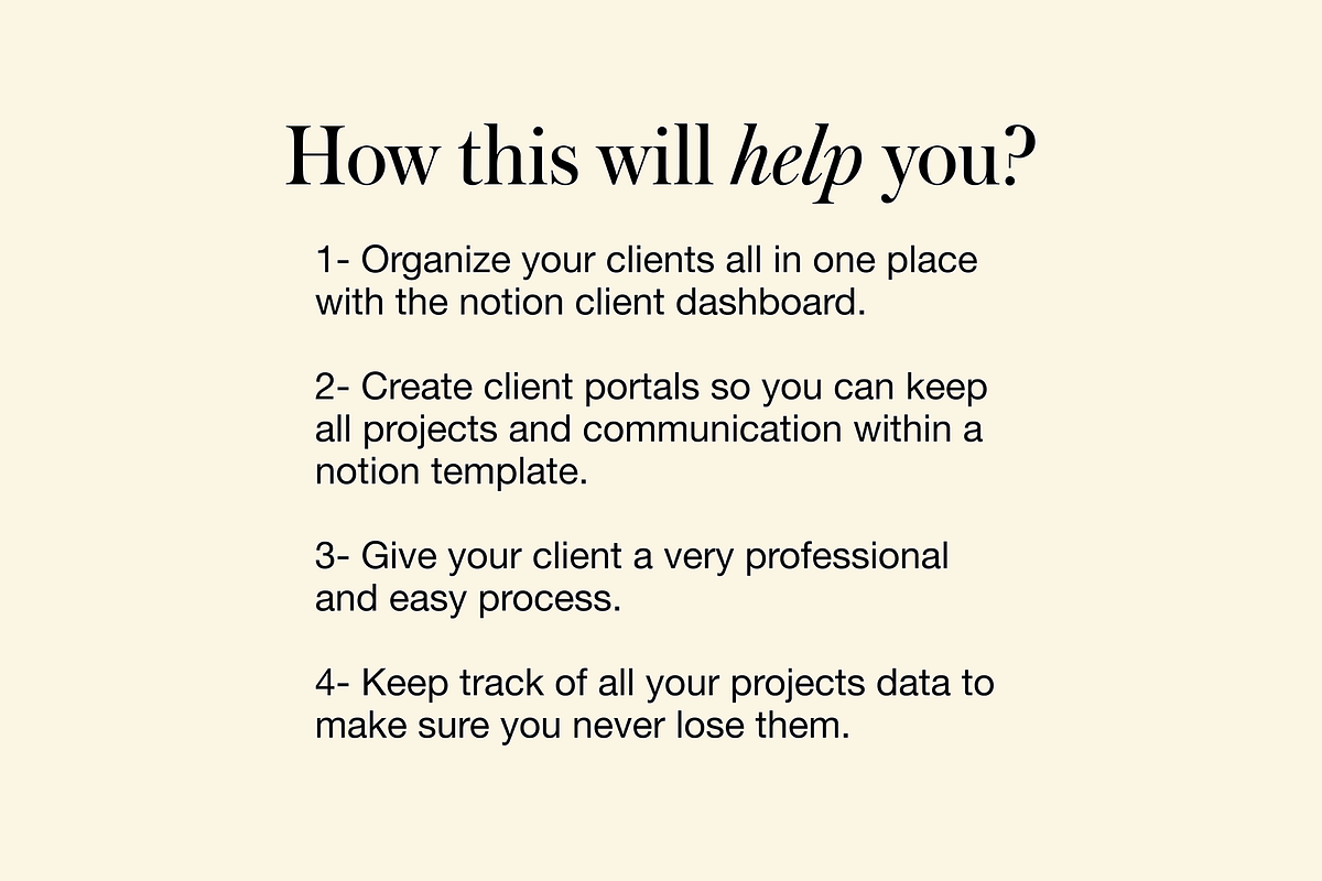 Notion Client Portal Project Tracker, a Branding & Logo Template by Maeven (Photo 6 of 10)
