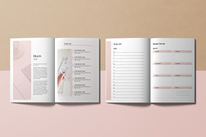 Blog Planner Worksheet Canva