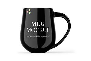 Glossy Mug Mockup