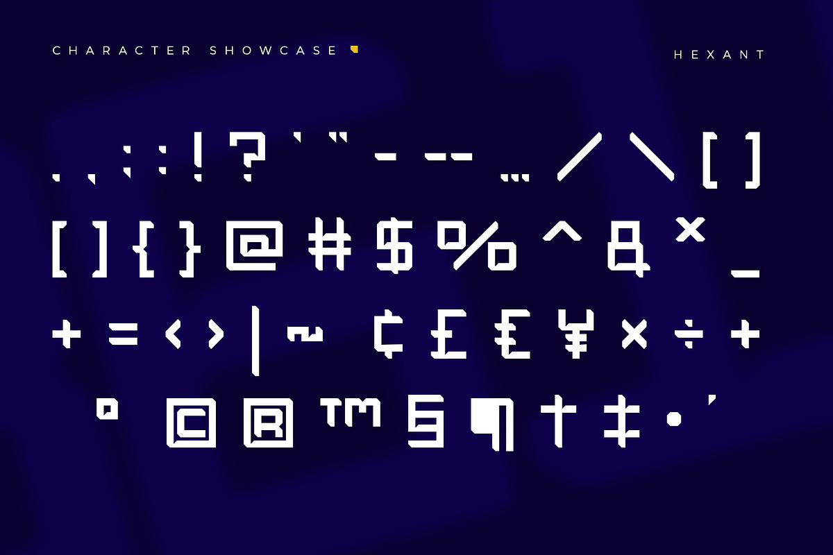 Hexant - Geometry Sans Font, a Sans Serif Font by CuratedType Studio (Photo 8 of 10)