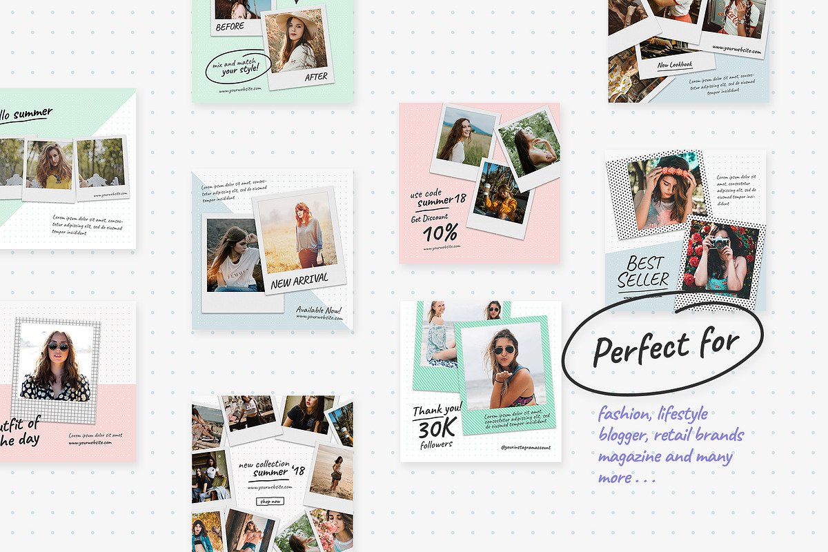 Instagram Pack - Snapgram, a Social Media Template by muhisya (Photo 3 of 9)