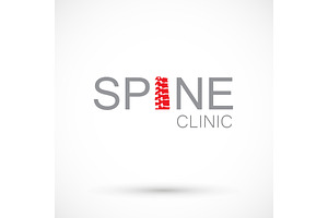 Spine chiropractic logo