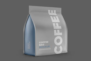 Coffee Bag Mockup. Paper