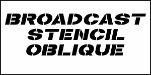 Broadcast Stencil JNL