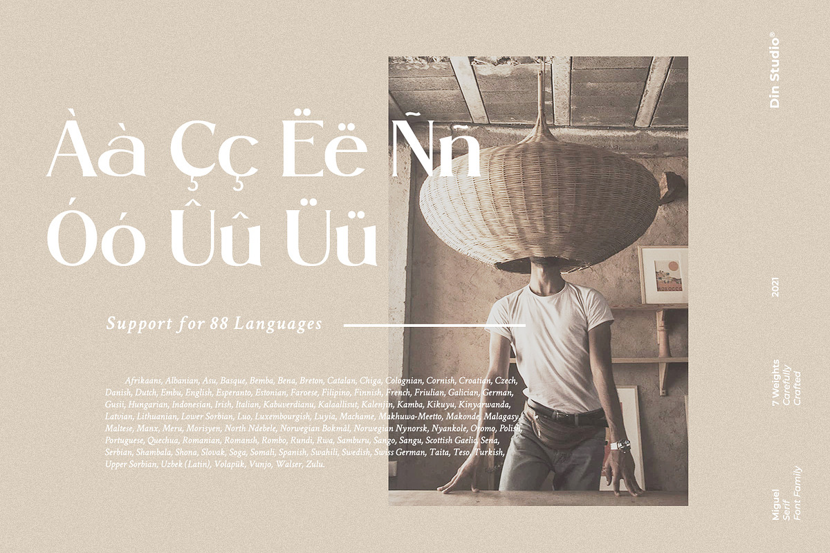 Miguel, a Serif Font by din-studio.com (Photo 10 of 11)