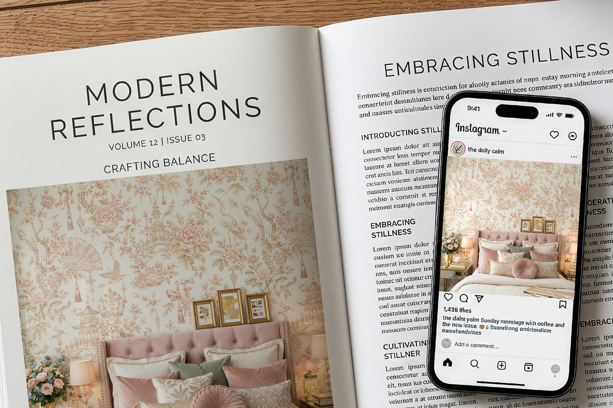 Luxury Bedroom Wallpaper Mockup PSD, a Household Mockup by 1001 mockups (Photo 5 of 14)