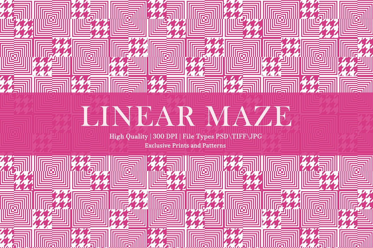 Linear Maze Prints & Patterns, a Pattern Graphic by GND ART STUDIO (Photo 1 of 8)