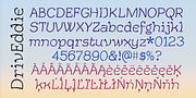 DrivEddie, a Serif Font by Ingrimayne Type (Thumbnail 6 of 8)