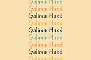 Galima Hand - handwritten font, a Handwritten Font by Font Infusions (Thumbnail 11 of 11)