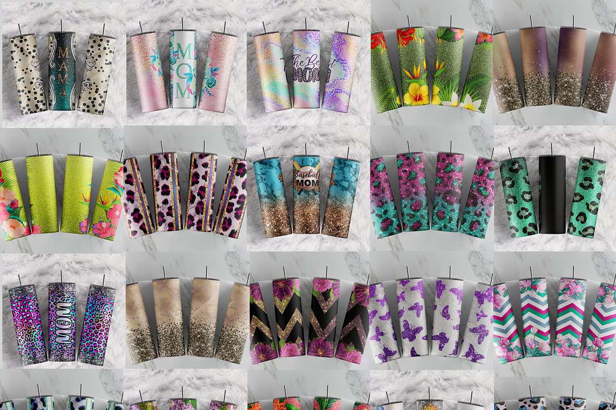 Bundle Sublimation Wraps Tumbler PNG, a Texture Illustration by Trendingdigital (Photo 7 of 8)