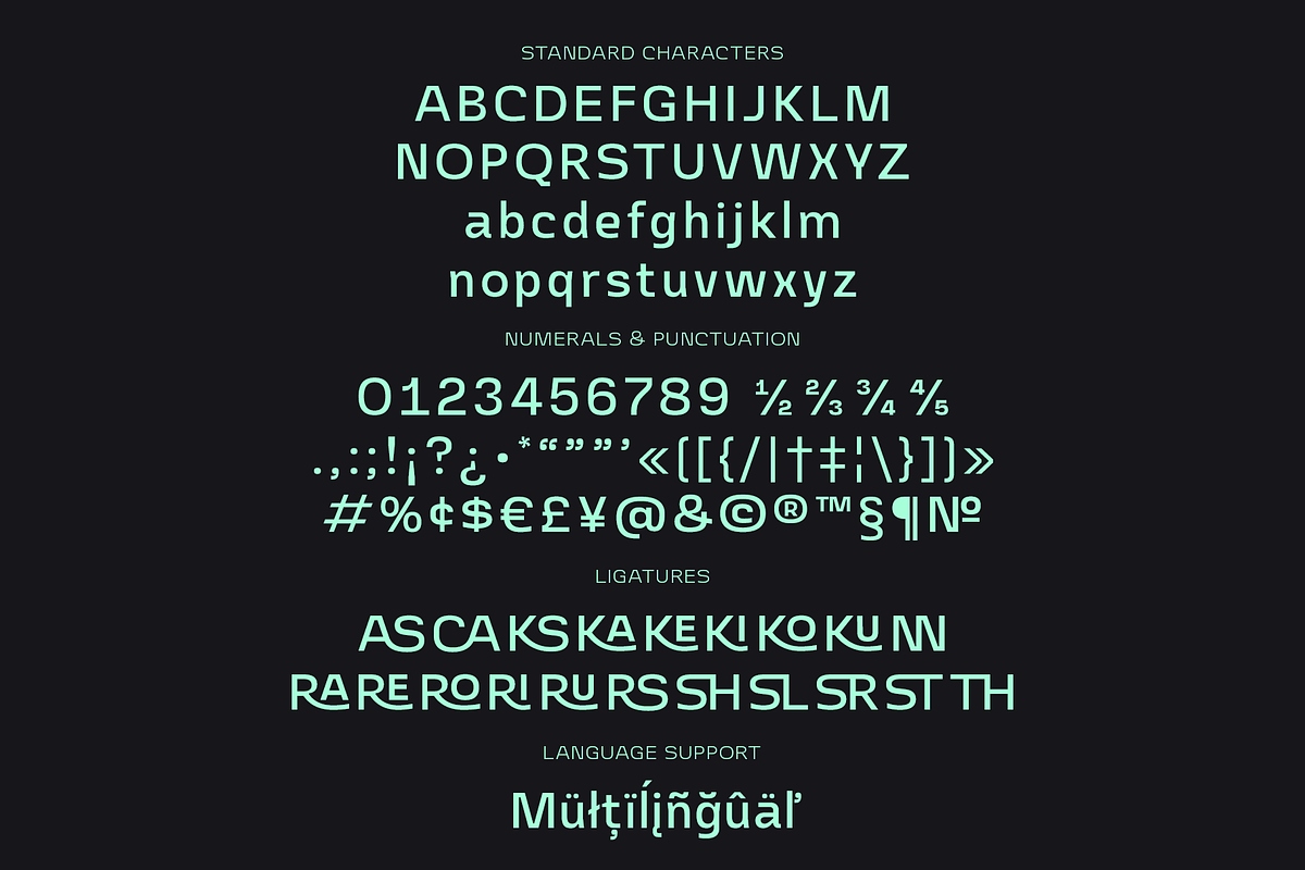 Aeros | Sans Serif Family, a Sans Serif Font by Ayca Atalay (Photo 7 of 7)