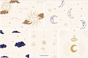 Celestial Patterns & Illustrations, a Pattern Graphic by Youandigraphics (Thumbnail 7 of 14)