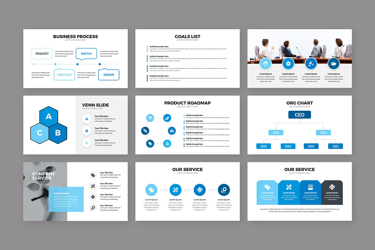 Modern Creative Business PowerPoint, a Presentation Template by RsmBoutique2021 (Photo 4 of 5)