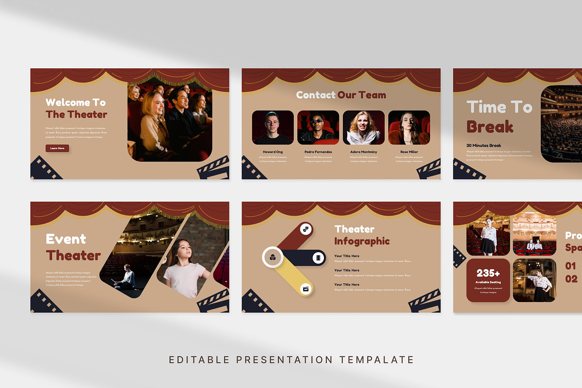 Retro Theater - PowerPoint Template