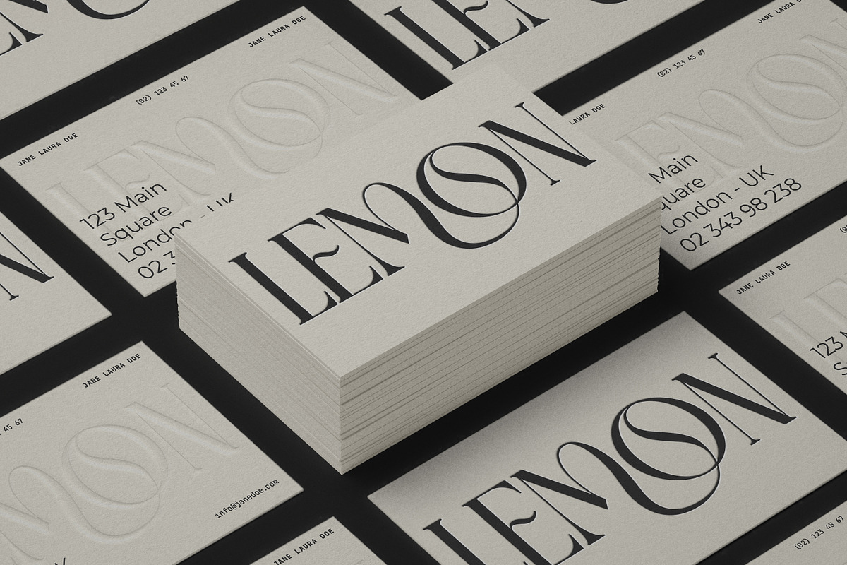 LEMON - Business Card Mockup 2.0, a Books & Magazine Mockup by Catkie - Digital Art (Photo 4 of 9)