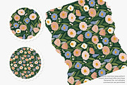 vintage seamless floral pattern set, a Pattern Graphic by Patishop Art (Thumbnail 12 of 14)