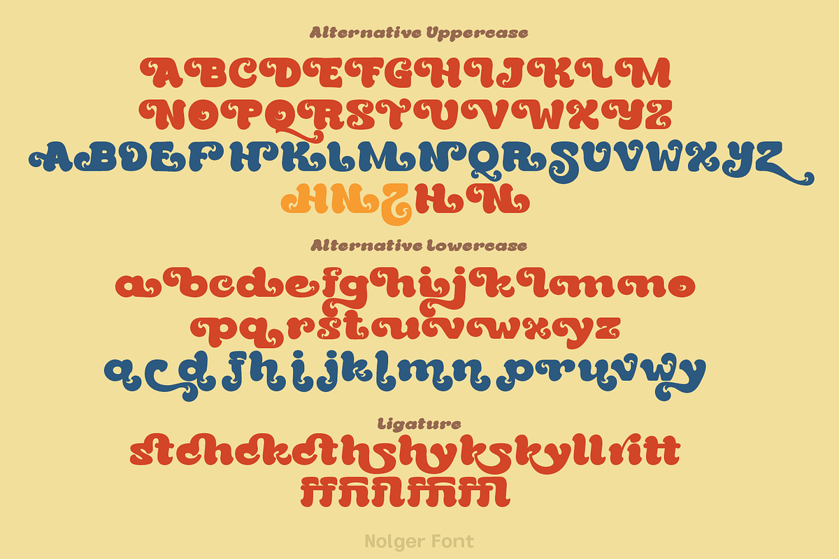 Nolger - Retro Font, a Font by TypeClassHeroes (Photo 14 of 15)