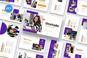 Onstude - Online School Keynote, a Presentation Template by Fit-tee