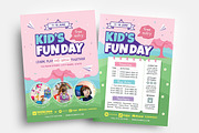 Kid’s Fun Day Flyer Templates, a Flyer Template by BrandPacks (Thumbnail 1 of 8)