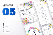 Floral Wedding Invitation Bundle, an Invitation Template by LovePowerDesigns (Thumbnail 10 of 17)